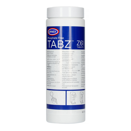 Urnex Tabz Z61 - detergent pentru cafetiere turnate 120 tablete