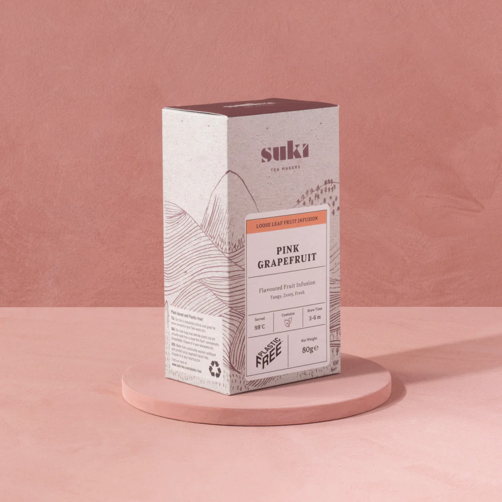 Suki prémium rózsaszín grapefruit gyümölcstea 80g 