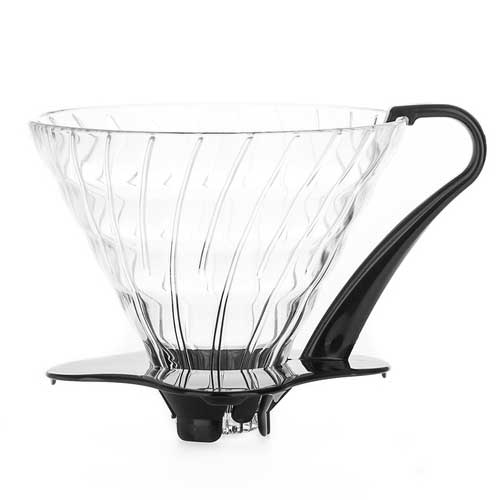 Hario Glass Dripper V60-03 - Negru