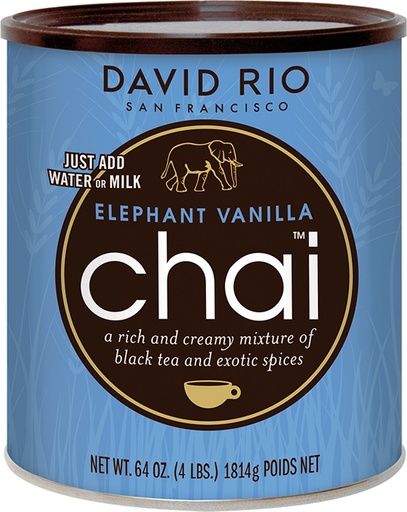 [17200] David Rio Chai Foodservice Elephant Vanilla Chai 1814gr