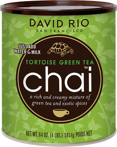 [17220] David Rio Chai Foodservice Tortoise Green Tea 1814gr